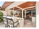 Outdoor kitchen with grill and painted murals at 3409 Carpel St, Plant City, FL 33566