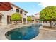 Inviting pool with a hot tub and lush landscaping at 3409 Carpel St, Plant City, FL 33566