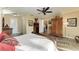 Main bedroom with ample space and wood furniture at 3819 Turtle Dove Blvd, Punta Gorda, FL 33950