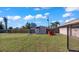 Large backyard with shed and fenced perimeter at 3310 Middletown St, Port Charlotte, FL 33952