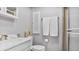 Clean bathroom with white vanity and shower at 3310 Middletown St, Port Charlotte, FL 33952