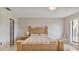 Bedroom with double bed, nightstand and window at 3310 Middletown St, Port Charlotte, FL 33952