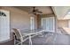 Relaxing patio with table and chairs at 3310 Middletown St, Port Charlotte, FL 33952