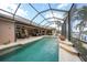 Relaxing pool and patio area with screened enclosure at 3824 Saint Girons Dr, Punta Gorda, FL 33950