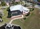 Aerial view of the home, highlighting pool and canal access at 649 Maltese Dr, Punta Gorda, FL 33950