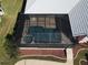 Aerial view of property showing pool and location within community at 649 Maltese Dr, Punta Gorda, FL 33950