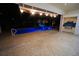 Night view of the private pool with outdoor bar area at 649 Maltese Dr, Punta Gorda, FL 33950