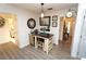 Charming breakfast nook with a small table and seating for two at 726 Macedonia Dr, Punta Gorda, FL 33950