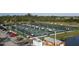 Aerial view of many pickleball courts at 726 Macedonia Dr, Punta Gorda, FL 33950