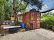 Shipping container repurposed as a workshop at 1147 Davis Ln, Englewood, FL 34224