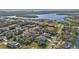 Beautiful aerial view of a waterfront community with canals and lush landscaping at 18043 Avonsdale Cir, Port Charlotte, FL 33948