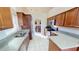 Modern kitchen with stainless steel appliances and granite countertops at 26247 Stillwater Cir, Punta Gorda, FL 33955