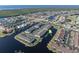 Aerial view of waterfront property, showing building and parking at 4000 Bal Harbor Blvd # 126, Punta Gorda, FL 33950