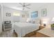 Bedroom with a queen-size bed and built-in closet at 4000 Bal Harbor Blvd # 126, Punta Gorda, FL 33950