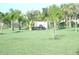 Community picnic area with grills and tables at 4048 Oakview Dr # F2-3, Punta Gorda, FL 33980