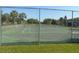 Tennis court with chain link fence at 4048 Oakview Dr # F2-3, Punta Gorda, FL 33980