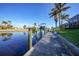 Enjoy waterfront living at this private boat dock at 5541 Almar Dr, Punta Gorda, FL 33950