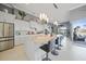 Spacious kitchen with large island, stainless steel appliances, and white cabinetry at 5541 Almar Dr, Punta Gorda, FL 33950
