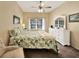 Spacious main bedroom with a king-size bed and lots of natural light at 1152 Green Oak Trl, Port Charlotte, FL 33948