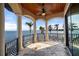 Spacious balcony offering stunning water views and palm trees at 2102 Palm Tree Dr, Punta Gorda, FL 33950