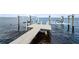 Dock with boat lift at 2102 Palm Tree Dr, Punta Gorda, FL 33950