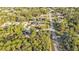 Aerial view of a residential neighborhood showing home locations and surrounding landscape at 3003 Sikeston, North Port, FL 34286