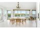 Bright dining area with large windows overlooking the water at 3310 Tripoli Blvd, Punta Gorda, FL 33950