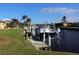 Private boat dock with lift on a tranquil canal waterway at 3448 Nighthawk Ct, Punta Gorda, FL 33950