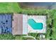 Arial view of community pool and surrounding area at 5463 Shagbark Ct, North Port, FL 34287