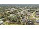 Wide aerial view of a residential area showcasing numerous houses and surrounding landscape at 7146 Sablon Rd, North Port, FL 34291