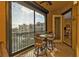 Private balcony with outdoor seating and water views at 99 Vivante Blvd # 312, Punta Gorda, FL 33950