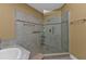 Large walk-in shower with grab bars at 99 Vivante Blvd # 312, Punta Gorda, FL 33950