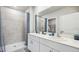 Bathroom boasts double sinks and a shower at 2051 Royal Tern Cir, Punta Gorda, FL 33983