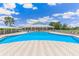 Resort-style pool with spacious deck and seating at 2051 Royal Tern Cir, Punta Gorda, FL 33983
