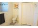 Clean bathroom with a toilet, shower, and linen closet at 25115 Esmeralda Ct, Punta Gorda, FL 33955