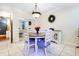 Bright dining room with a round table and four chairs at 17221 Elder Ave, Port Charlotte, FL 33954