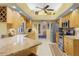 Spacious kitchen with stainless steel appliances and granite countertops at 17466 Fuego Ln, Punta Gorda, FL 33955