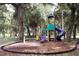 playground with purple and teal slide and climbing features at 17466 Fuego Ln, Punta Gorda, FL 33955