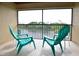 Screened balcony overlooking a tranquil waterway at 4048 Oakview Dr # F2-4, Punta Gorda, FL 33980