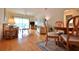 Living room features hardwood floors and comfortable seating at 4048 Oakview Dr # F2-4, Punta Gorda, FL 33980