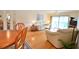 Bright living room with hardwood floors and a view to balcony at 4048 Oakview Dr # F2-4, Punta Gorda, FL 33980