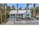 Charming light blue house with white picket fence at 509 W Olympia Ave, Punta Gorda, FL 33950