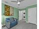 Bright laundry room with stackable washer and dryer at 509 W Olympia Ave, Punta Gorda, FL 33950