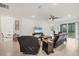 Open-concept living room with access to a balcony at 14672 Sycamore Ct # 3622, Punta Gorda, FL 33955