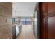 Modern kitchen with stainless steel appliances and waterfront views at 1600 W Marion Ave # 234, Punta Gorda, FL 33950