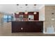 Kitchen island with pendant lighting and granite countertop at 1600 W Marion Ave # 234, Punta Gorda, FL 33950