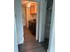 Laundry room with washer, dryer, cabinets, and built-in shelving at 200 Dolphin Pkwy, Punta Gorda, FL 33950