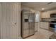 Stainless steel refrigerator with ice maker in kitchen at 2364 Hagerick Ln, North Port, FL 34288