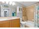 Clean bathroom with tub and updated vanity at 240 W End Dr # 311, Punta Gorda, FL 33950