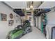 Spacious garage with Harley Davidson and storage at 240 W End Dr # 311, Punta Gorda, FL 33950